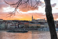 Matthias Church from the Pest side at sunset #1365