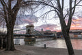 Winter panorama from the Pest side #1366
