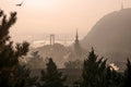 Tabán from Buda Castle in autumn #1380