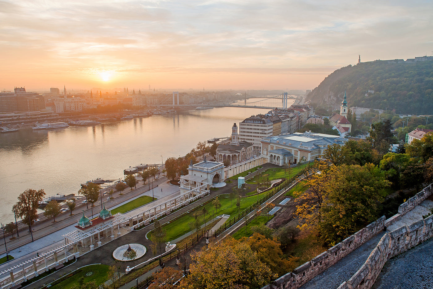 View from Buda Castle at sunrise #1391