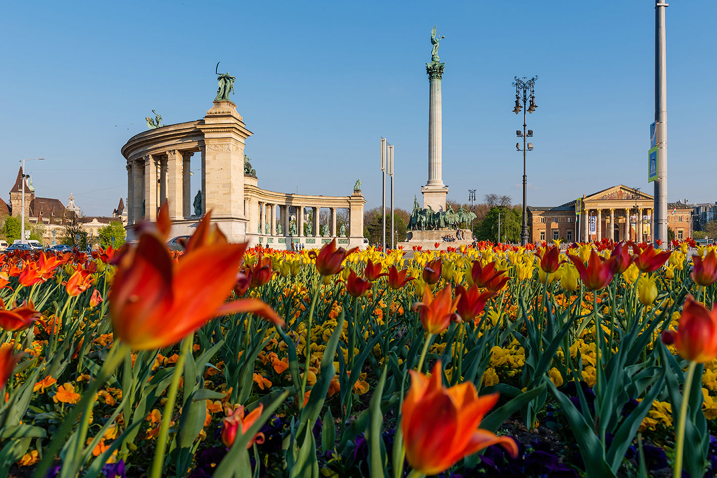 Heroes' Square in spring #1444