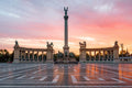 Heroes' Square at sunrise #1469