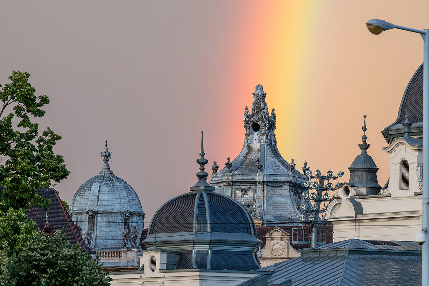 Rainbow in the City Park #1477