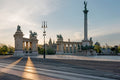 Heroes' Square at sunrise #1484