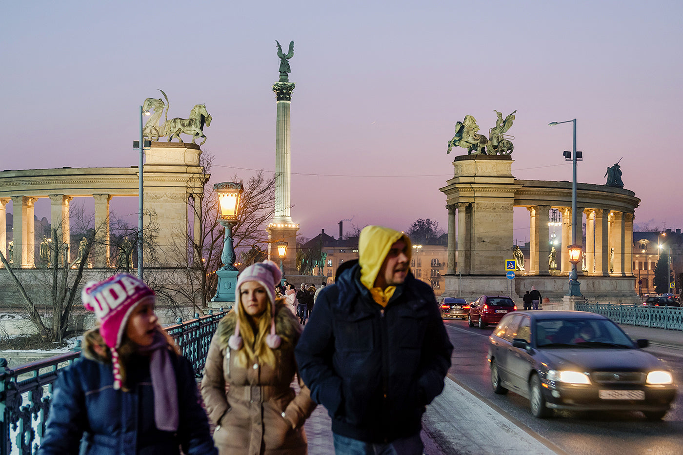 Heroes' Square in winter #1494