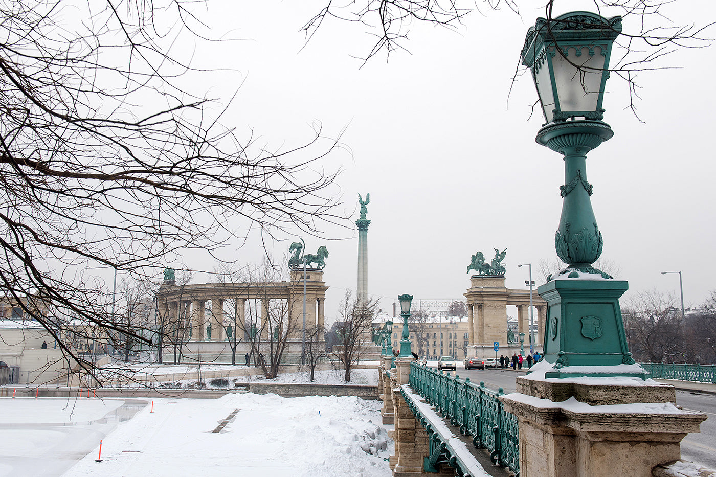 Heroes' Square in winter #1495