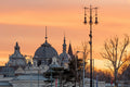 Artificial ice at sunrise #1523