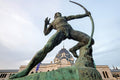 Archer statue in front of the Artificial Ice #1535