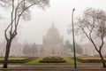 Széchenyi Bath in fog #1549