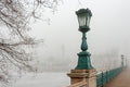 Foggy Artificial Ice from Zielinski Bridge #1554