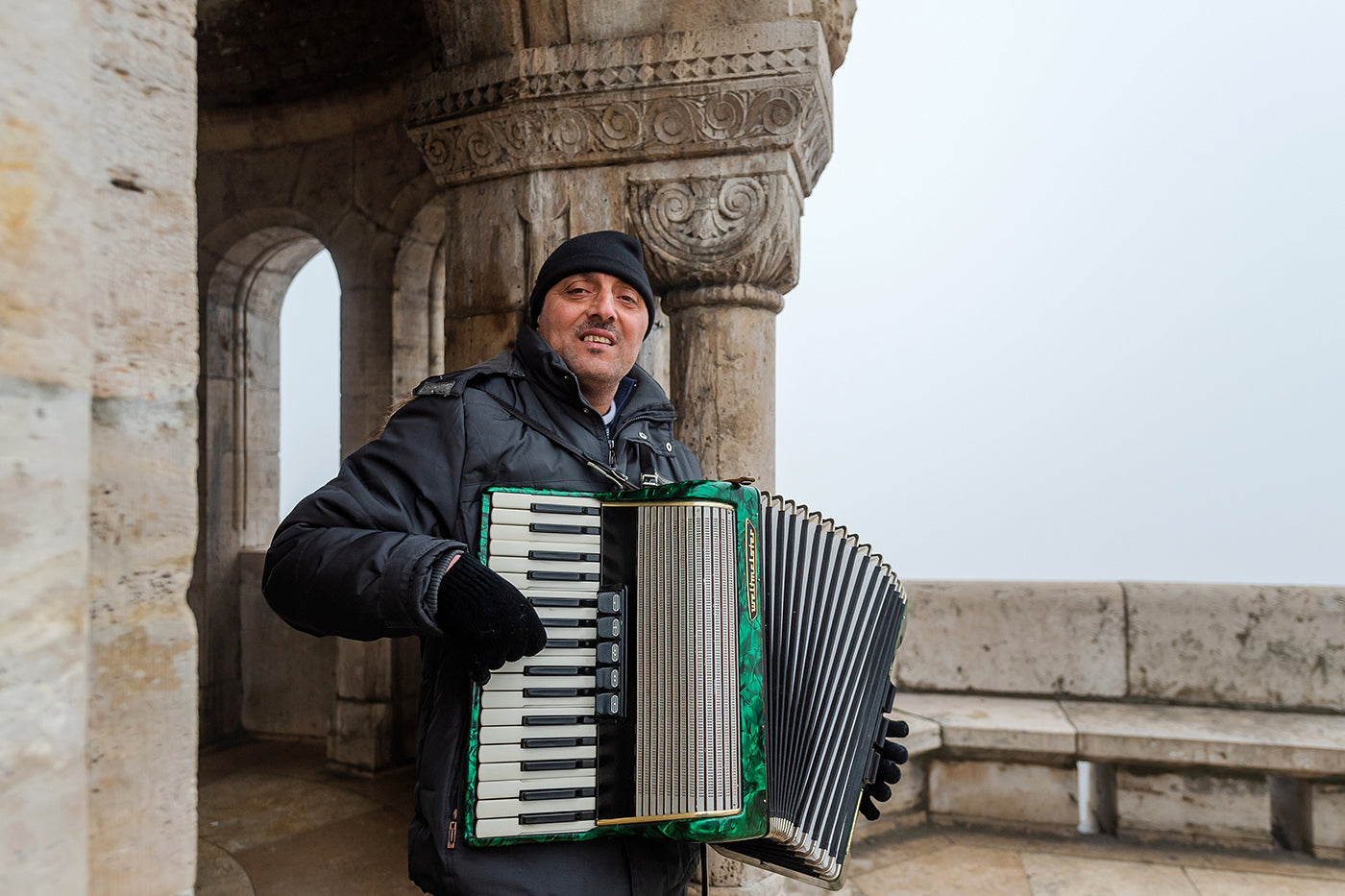Accordionist at Fisherman's Bastion #1631