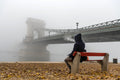 Chain Bridge in the fog #1633
