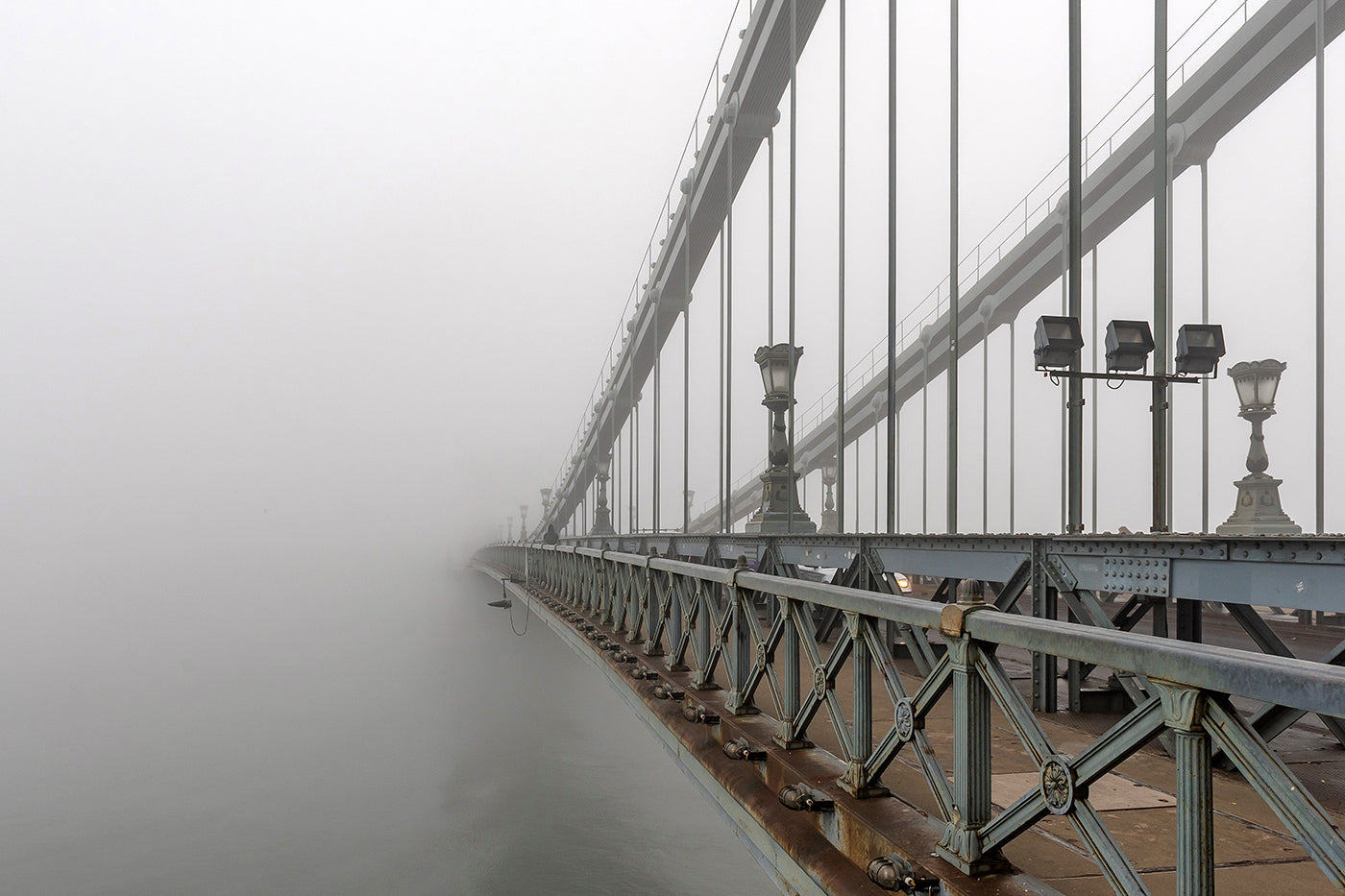 Chain Bridge in the fog #1635