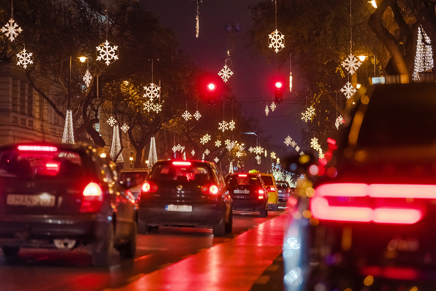 Andrássy Avenue in Christmas lights #1709