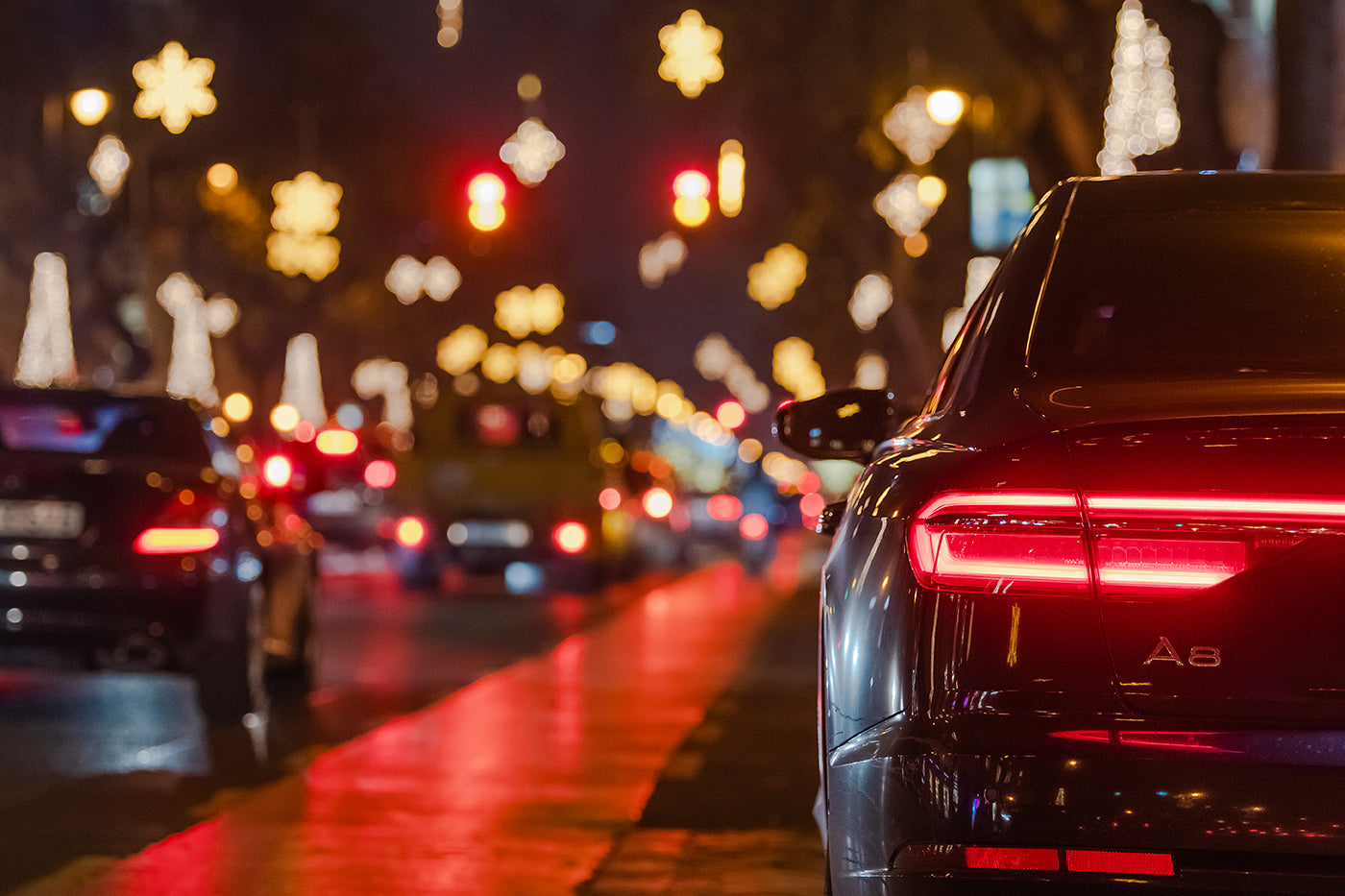 Andrássy Avenue in Christmas lights #1710