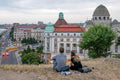Gellért Baths from Gellért Hill #1716