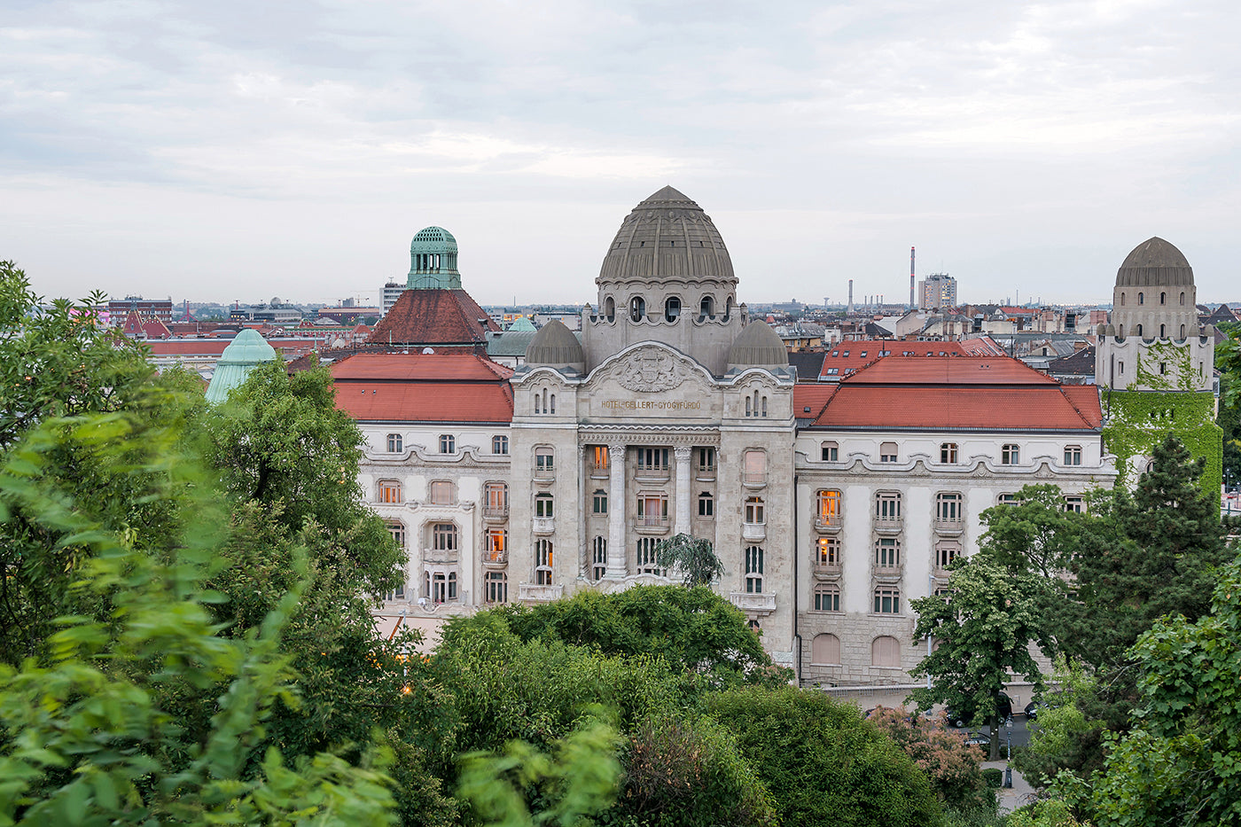 Gellért Baths from Gellért Hill #1717