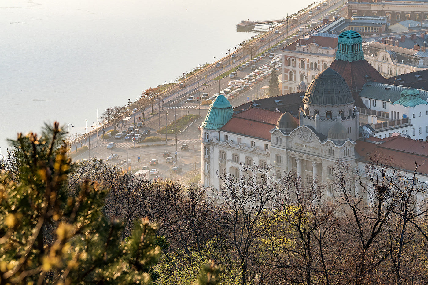 Gellért Baths from Gellért Hill #1737