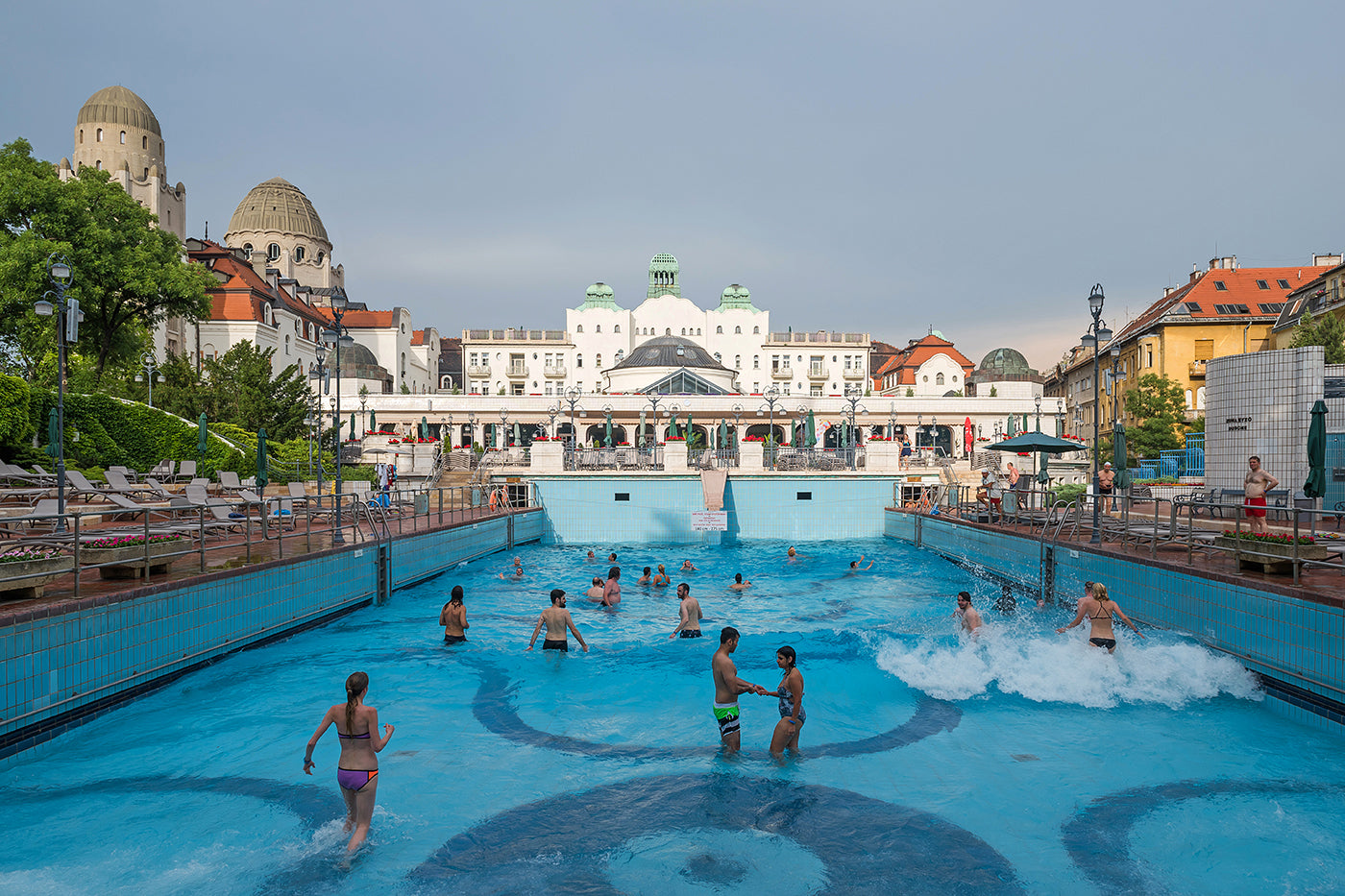 Bathers in the Gellért Baths #1760