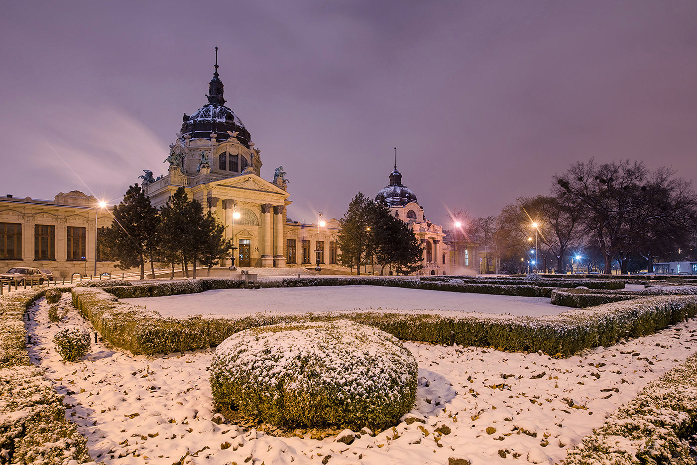 Széchenyi Bath in the snow #1806