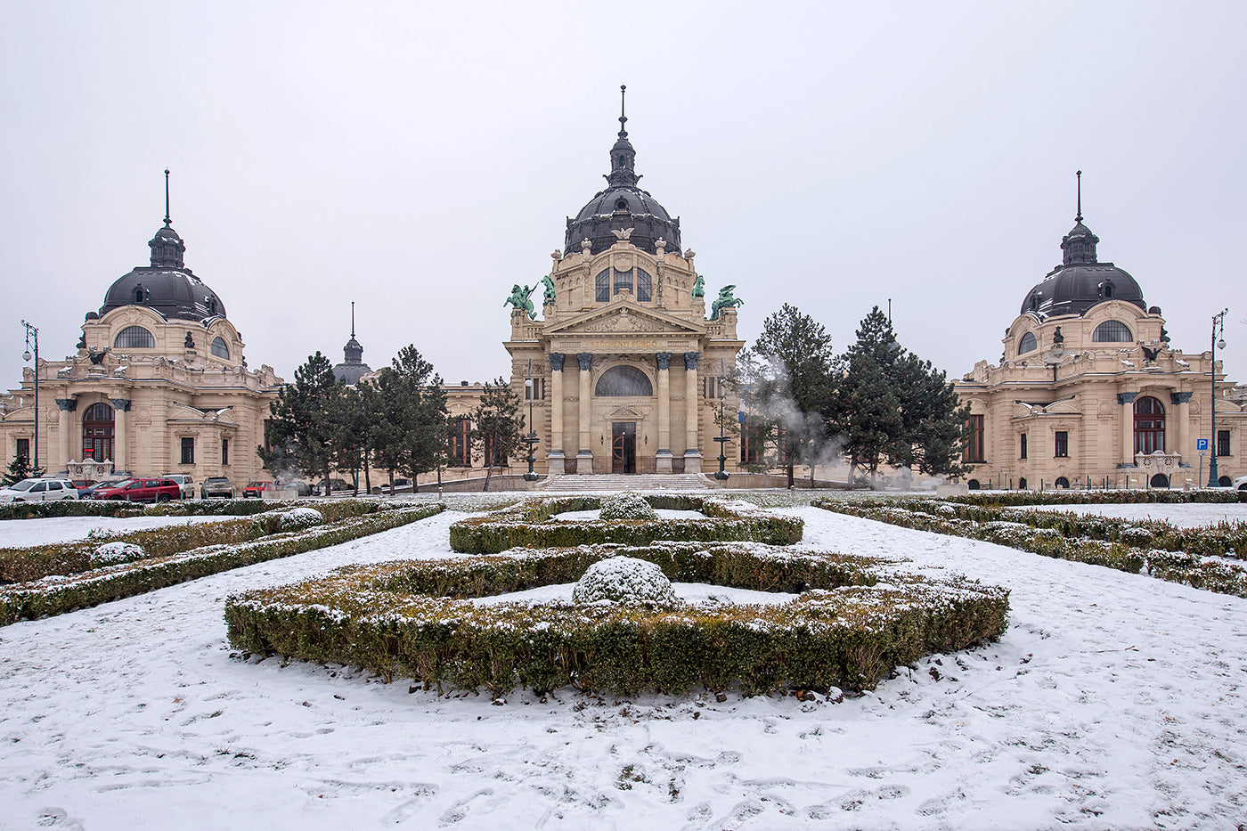 Széchenyi Bath in the snow #1809