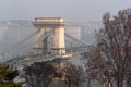Foggy Chain Bridge from Buda Castle #1865