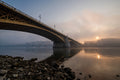 Margaret Bridge in the fog at dawn #1871