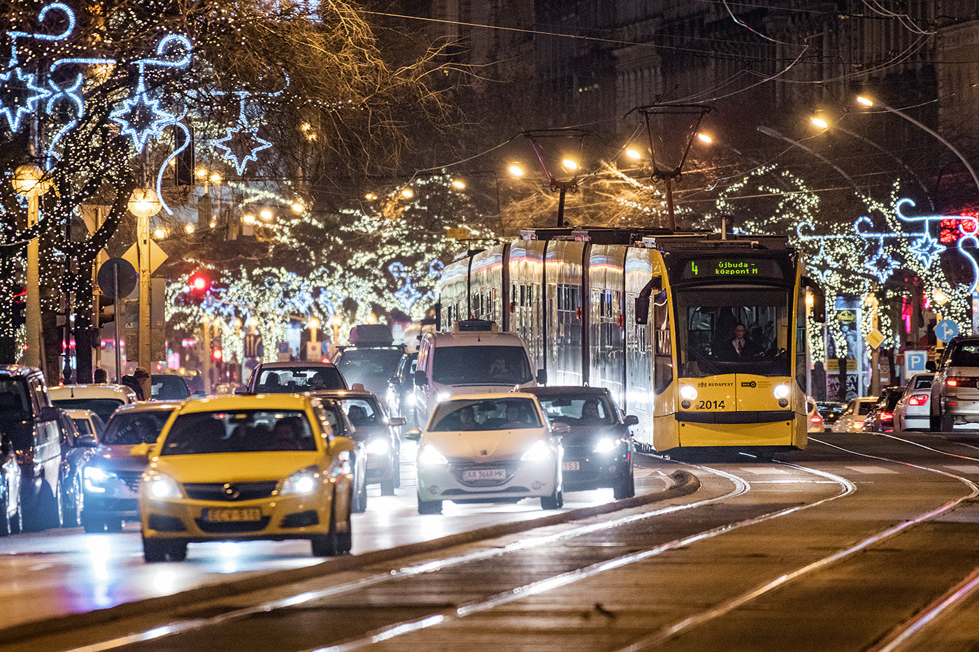 Grand Boulevard in Christmas lights #1936