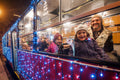 Christmas trolleybus at Arany János Street #1987