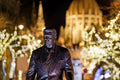 Ronald Reagan szobor a Szabadság téren Karácsonykor #2008