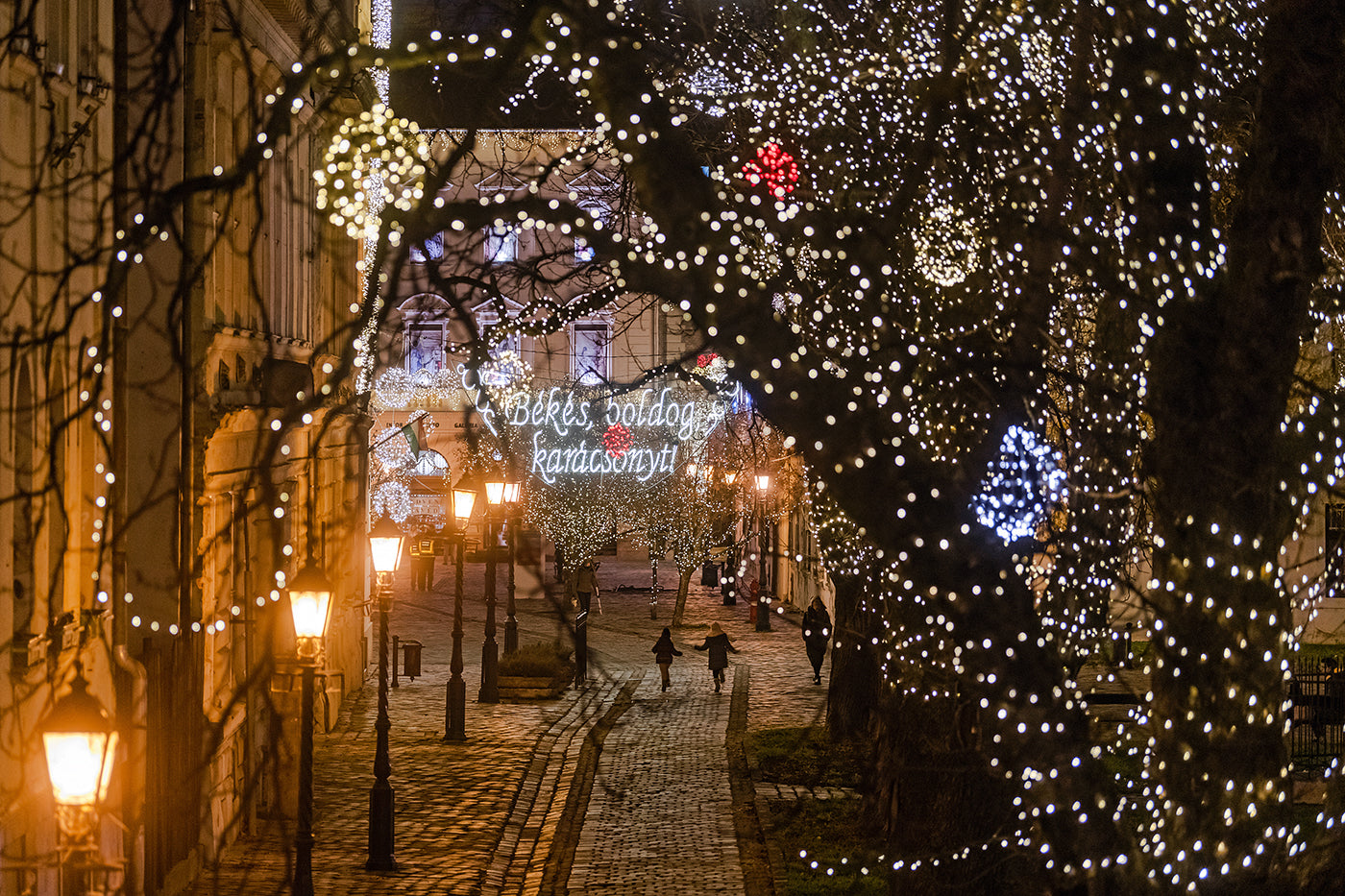 Christmas lights in Óbuda #2038