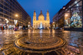 Christmas lights at the Basilica #2058