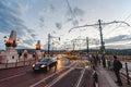 Evening traffic on Margaret Bridge #2134