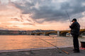 Fisherman at Margaret Bridge #2170