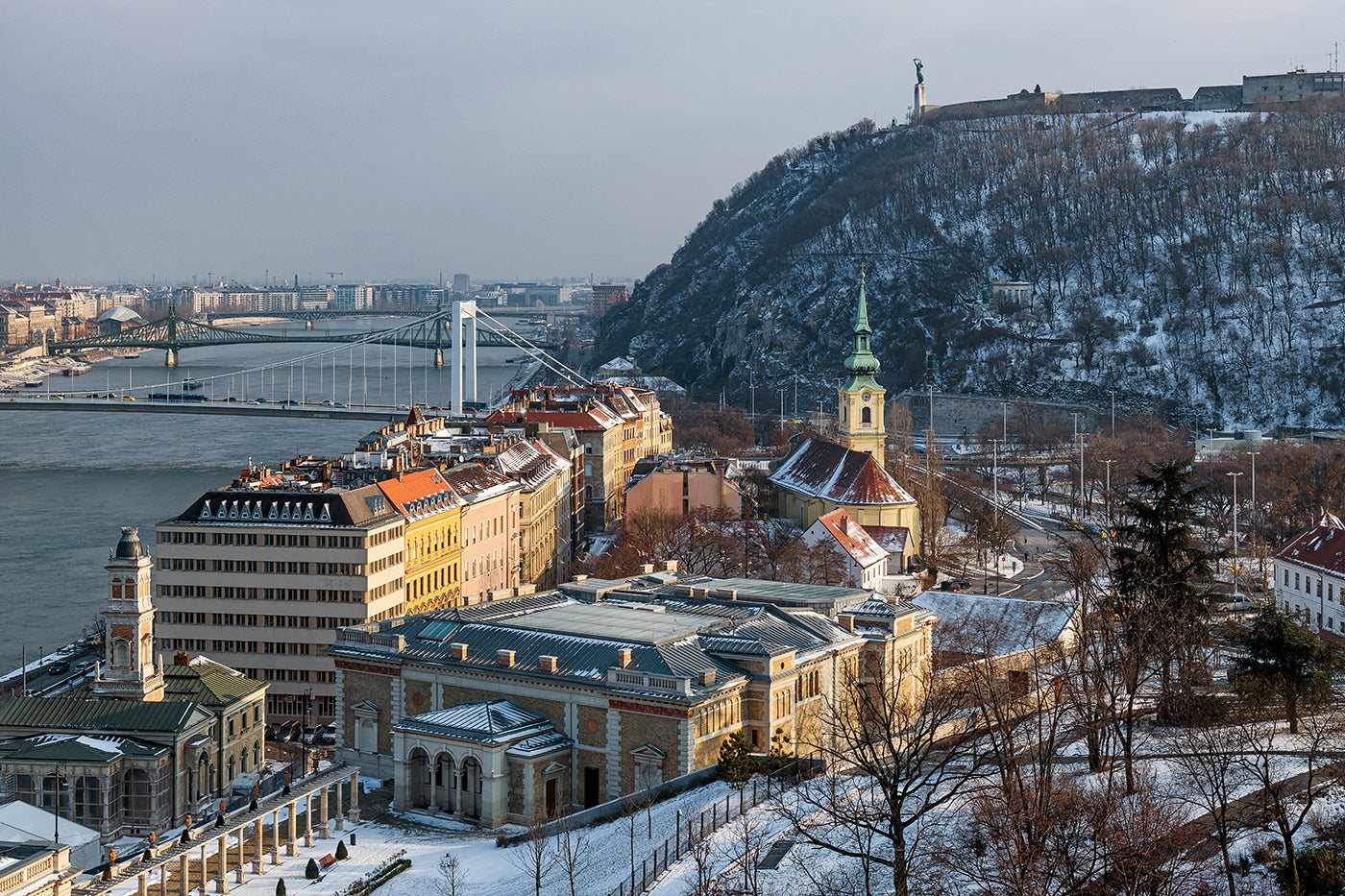 Snowy view from the Castle #2228
