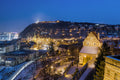 Snowy view from the Castle at night #2230