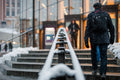 Snowy Széll Kálmán Square #2233