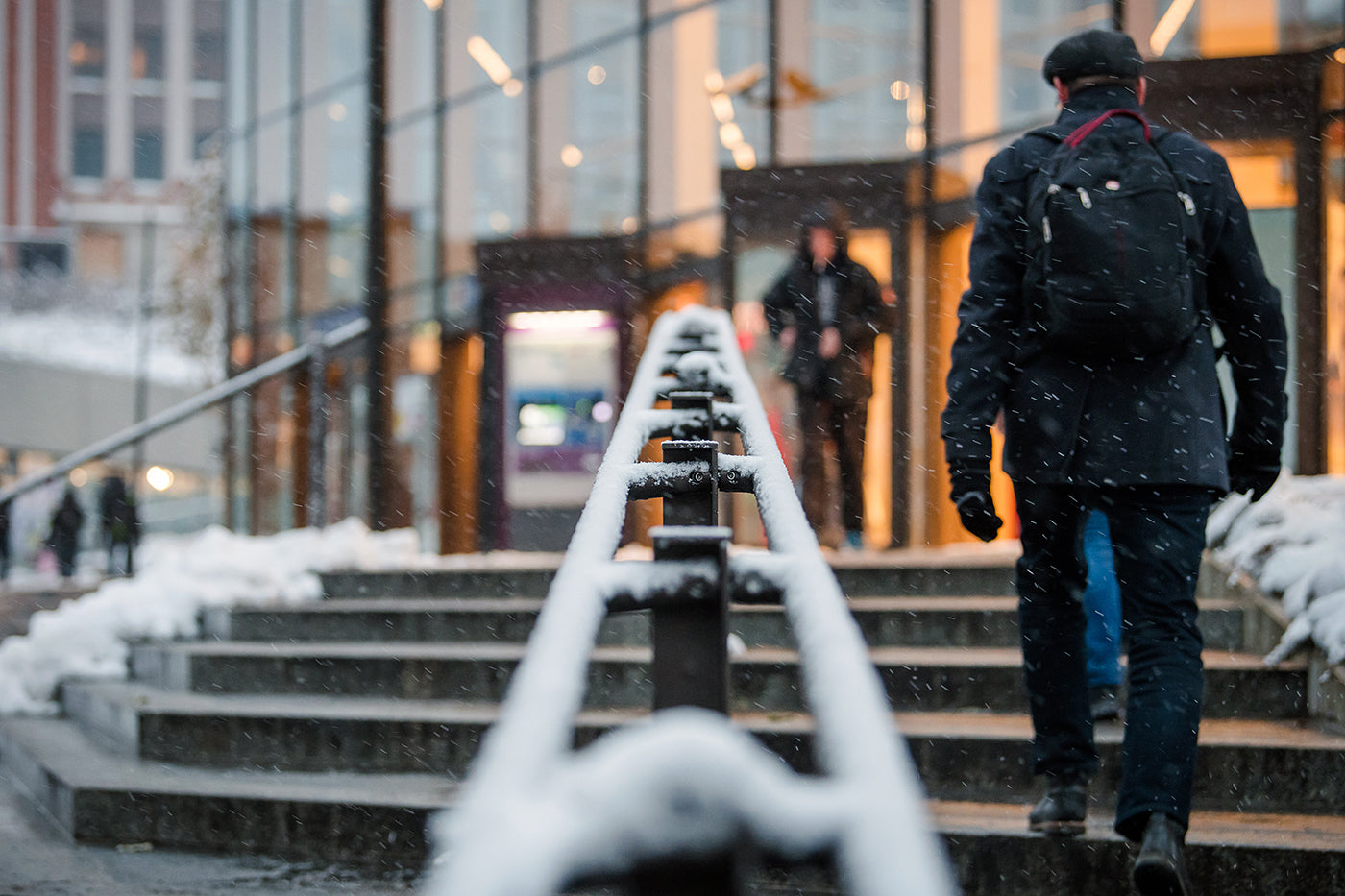 Snowy Széll Kálmán Square #2233
