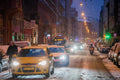 Király Street in snowfall #2240