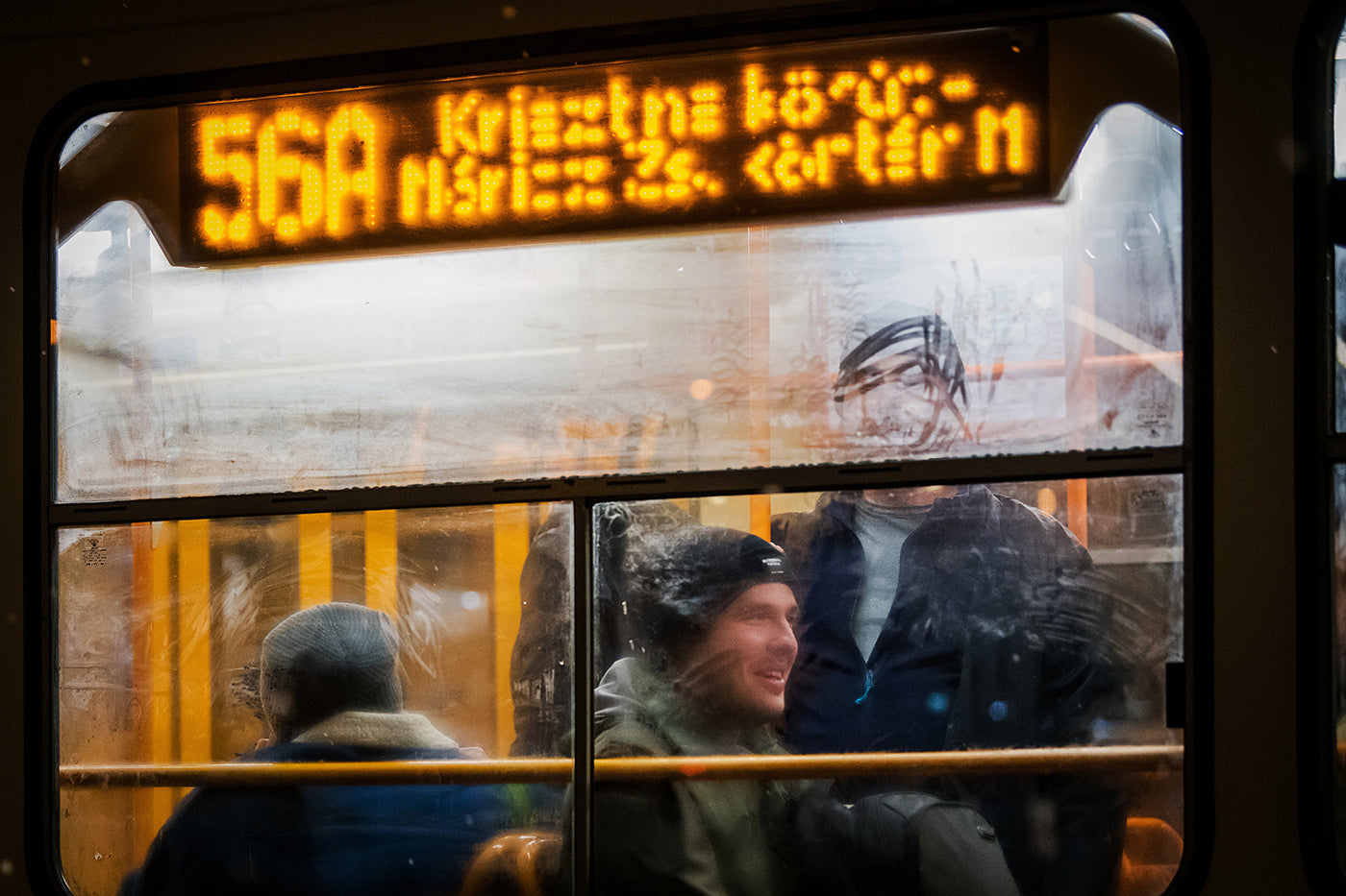 "Ghost" on the tram #2244