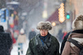 Snowfall on Andrássy Avenue #2278
