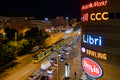 Grand Boulevard at Széna Square at night #2461