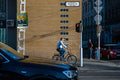 Cyclist on Podmaniczky Street #2489