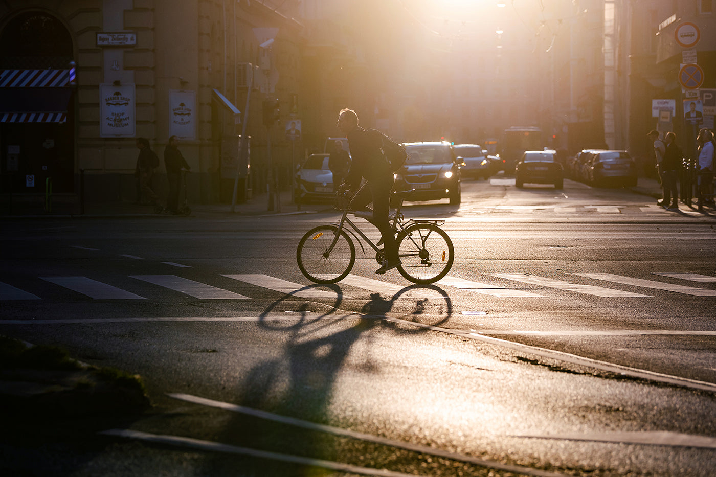 Cyclist on Bajcsy-Zsilinszky Road #2493