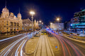 Nyugati Square from the overpass at night #2512