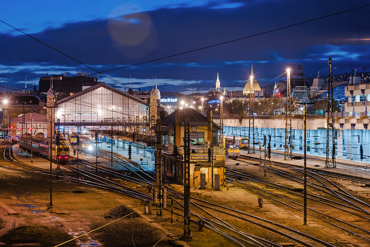 West from Ferdinand Bridge at night #2530