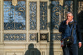Guide in front of Keleti #2592