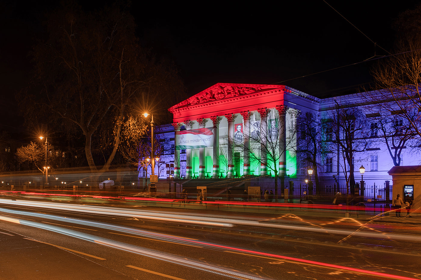 National Museum in festive lights on March 15 #2606