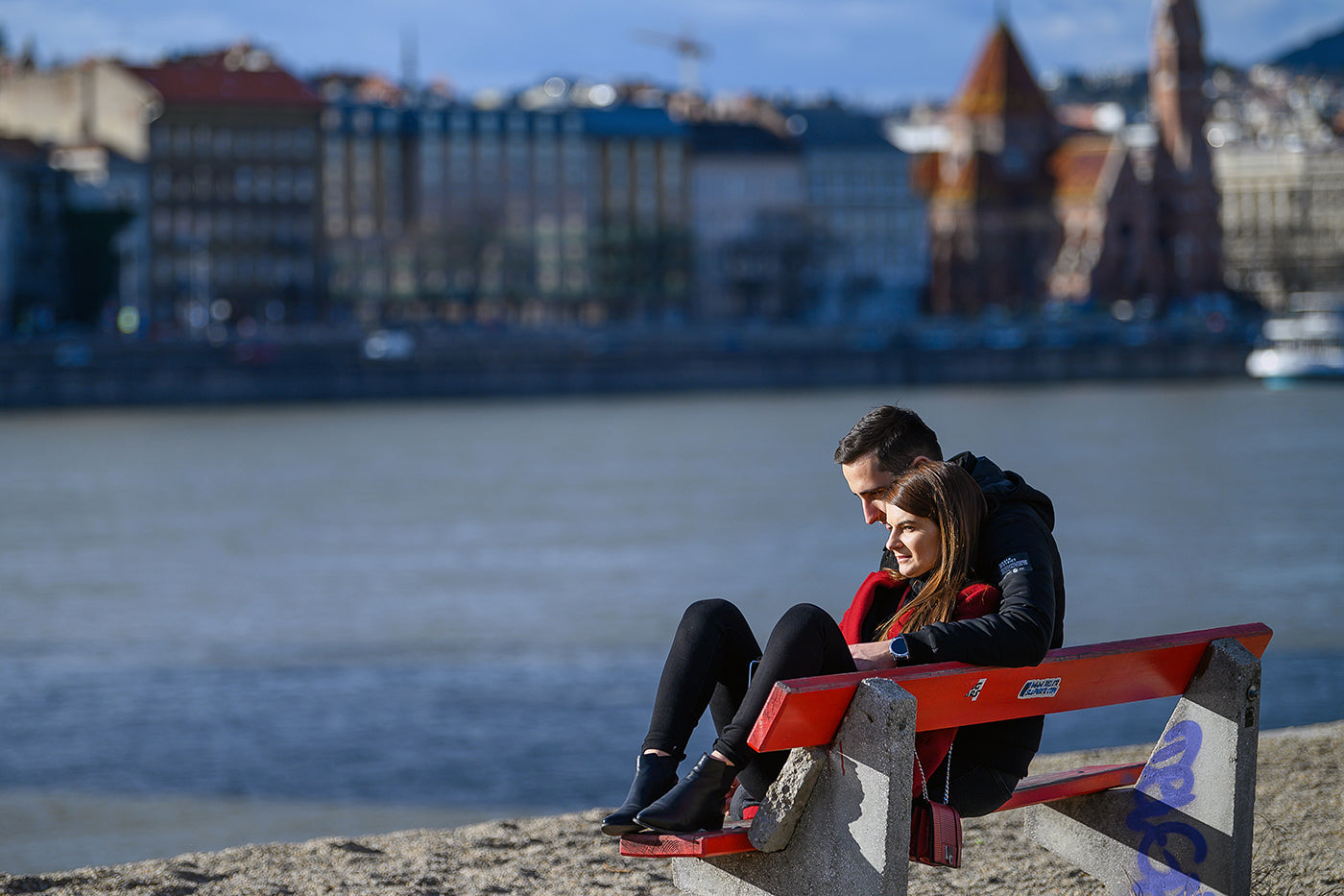 Couple on the Danube Bank #2776