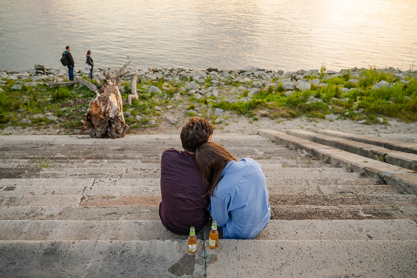 Couple on the Danube Bank #2849